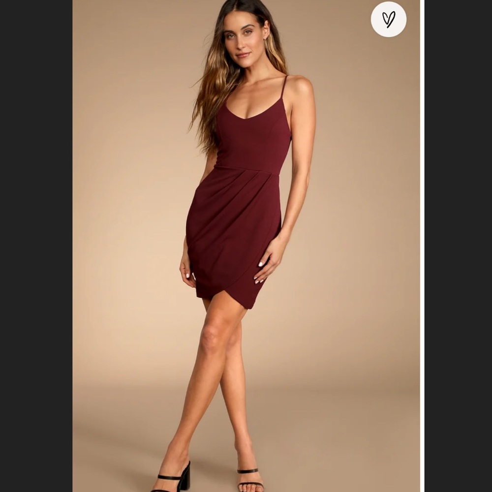 Burgundy Dress